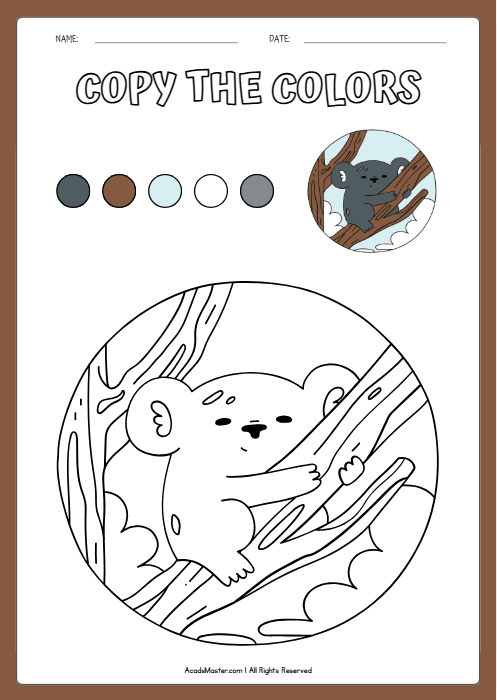 Cute Koala on a Tree