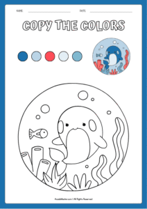 Cute Whale Under the Sea