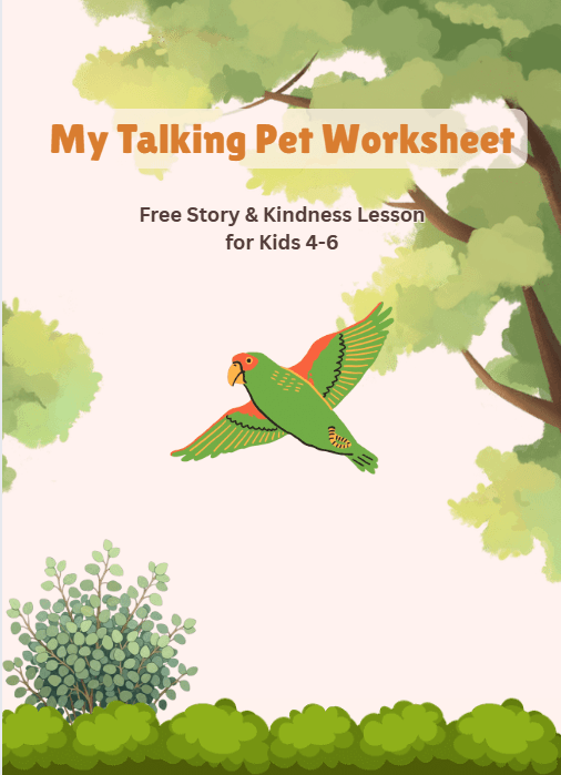 My Talking Pet Worksheet