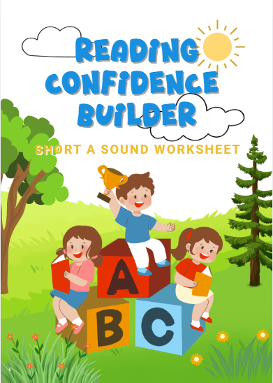 Reading Confidence Builder Day 1 – Short A CVC Words Practice (Free Printable Worksheet)